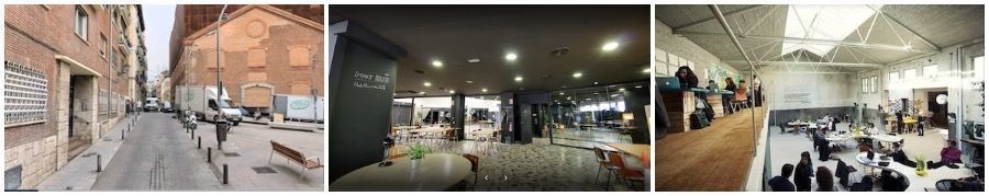varias vistas coworking